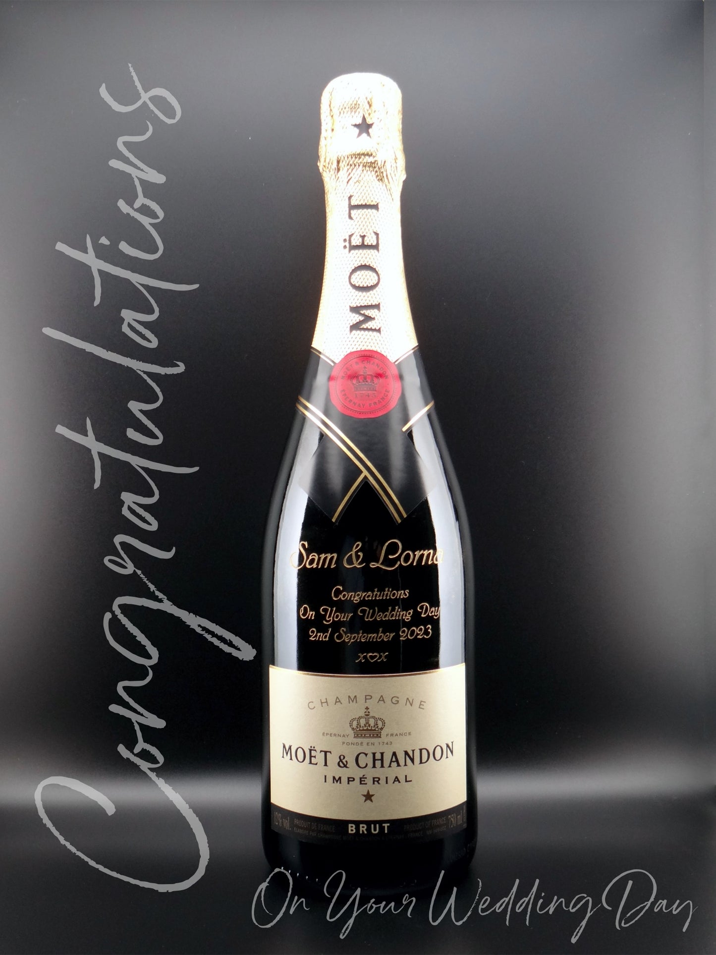 Your Champagne Bottle Engraved